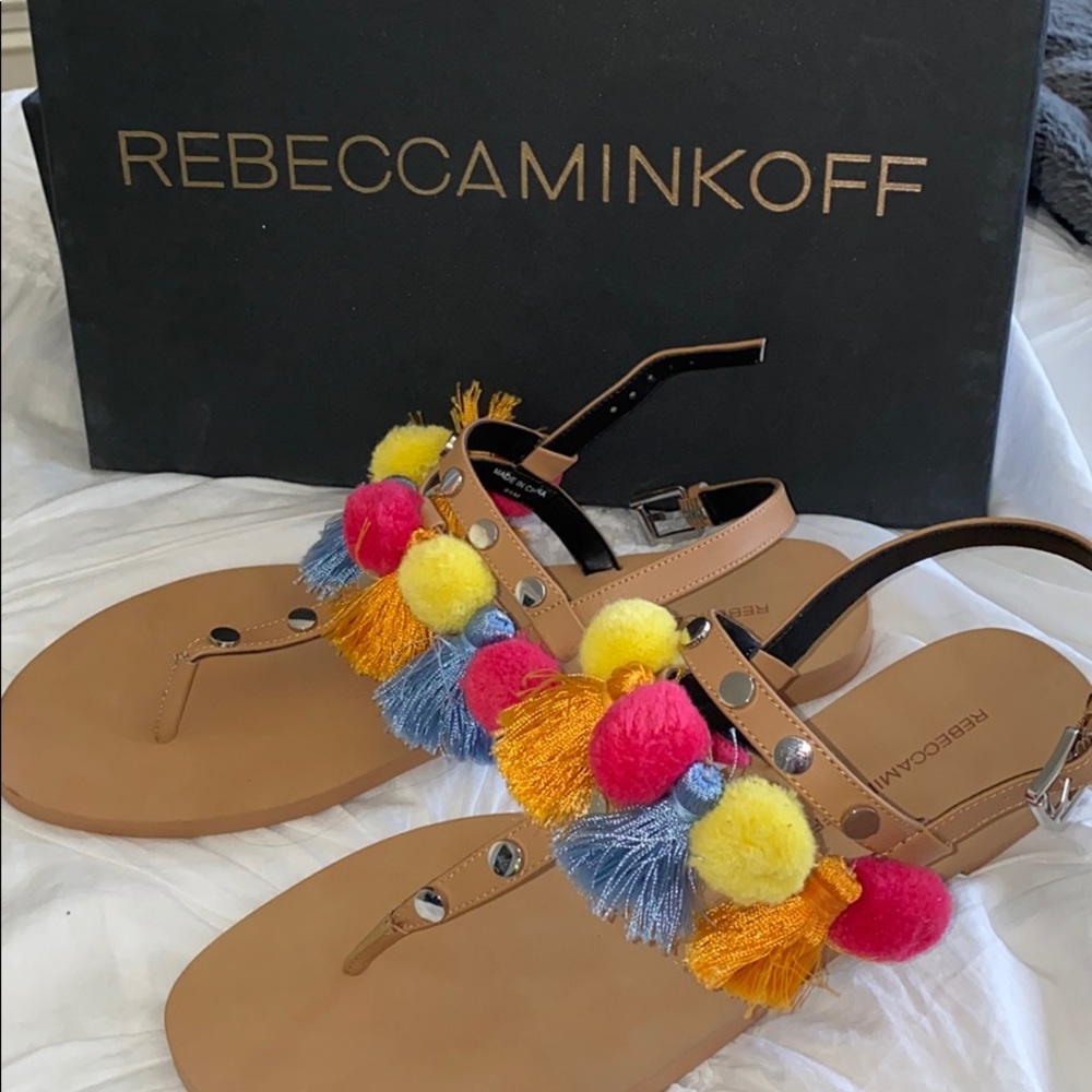 Rebecca minkoff sandals with tassels